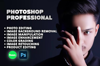 do photoshop editing and cut out bulk image background removal