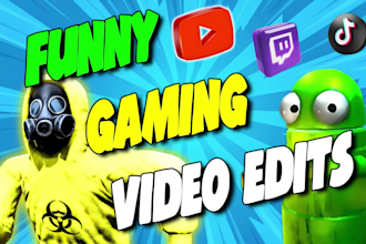 do engaging gaming video editing for youtube and twitch