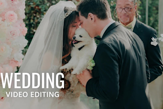 professionally edit your cinematic wedding film