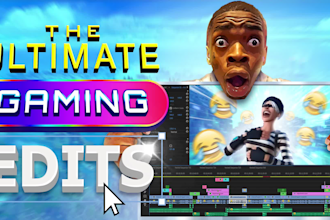 professionally edit your gaming video for youtube