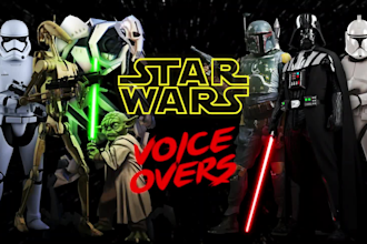 record star wars character voice overs, from sith to jedis