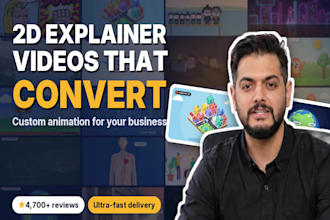 create infographic animated explainer videos for youtube and business