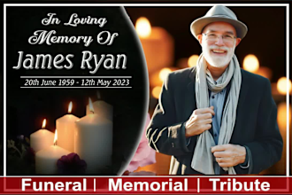 do funeral video slideshow, memorial tribute