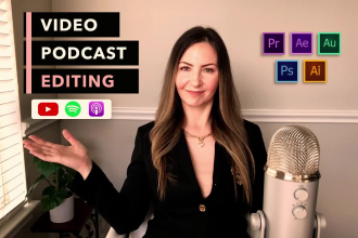 edit your zoom recording or interview into a video podcast