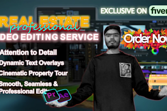 do premium real estate video editing