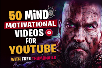create motivational videos for youtube channel