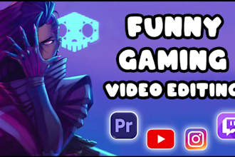 edit your gameplay into funny gaming video for youtube