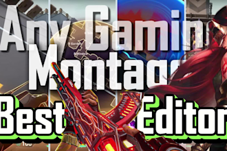 edit professional gaming montages for cod, valorant, csgo in 24 hours