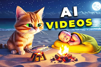 create ai animation stories, ai video ads using ai video art