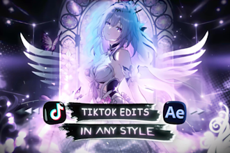 do high quality amv edit and anime music video for tiktok