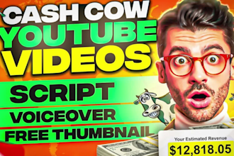 edit faceless youtube automation videos for cash cow channels