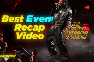 edit the best event recap, concert highlights, or party aftermovie video