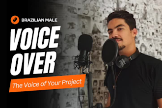 record a professional brazilian portuguese voiceover