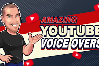 record a professional engaging voice over narration for youtube videos