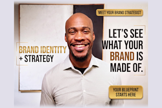craft a custom brand identity and brand strategy kit package plus consulting
