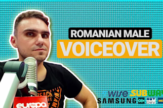 record a professional male romanian voice over