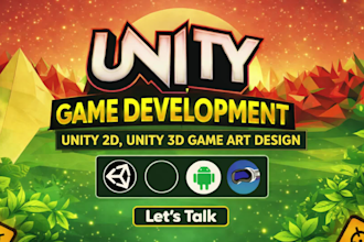 unity 2d,unity 3d game art design, unity game development