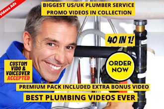 personalize 40 plumber plumbing clog drain repair videos