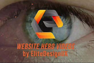 create your cinematic website hero video