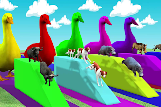 create 3d animation videos for kids