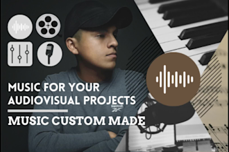 compose and produce music for your audiovisuals projects