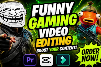 edit gaming videos, funny montages, and highlights