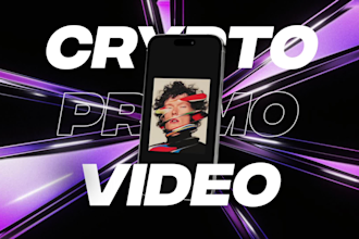 create a crypto or web3 app promo video