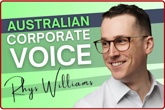 record your professional corporate australian voice over