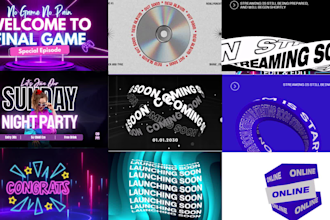 create a video text animation kinetic typography titles