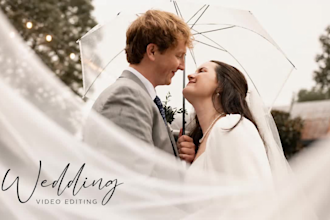 edit cinematic wedding highlight video and teaser