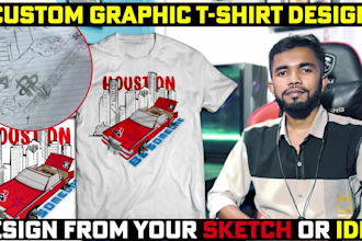 design custom vector merchandise graphics for your clothing brand