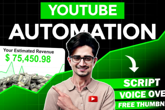 setup youtube automation channel and create top 10 faceless cash cow videos