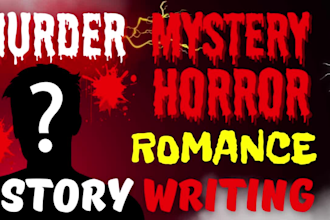 write horror romance and mystery short story