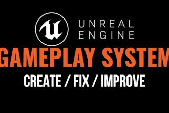 debug fix or create unreal engine gameplay system with blueprint scripting cpp