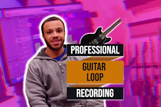 record professional, custom guitar loops in any genre