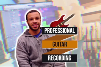 record professional electric, acoustic and bass guitar