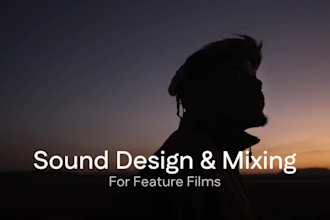 create cinematic sound design for feature films