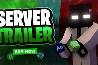 make the best minecraft server trailer for you