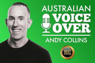 record a professional australian male voice over