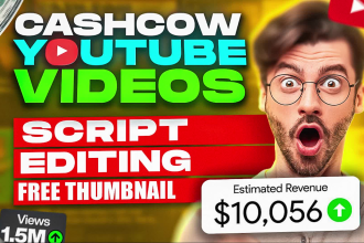 do cash cow youtube videos editing for top 10 videos editing