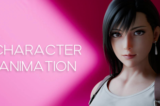 create an character animation in blender