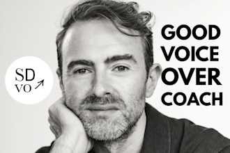 be classically trained acting and voiceover coach in english