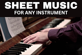 transcribe or arrange any song into sheet music