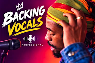 sing amazing backing vocals to your song