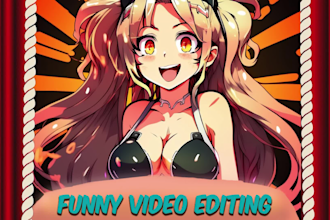 do funny gaming video editing for you