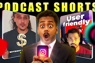 do podcast shorts video editing for social media