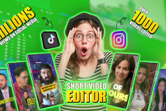 edit youtube shorts, tiktok, and reels with trendy captions