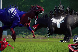 do high quality videos jurassic world superheroes fight dinosaurs mods