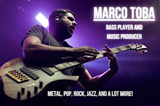be your pro session bass player on metal, pop, rock, jazz