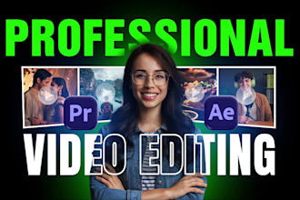 do professional video editing, youtube videos, weddings, podcasts and reels